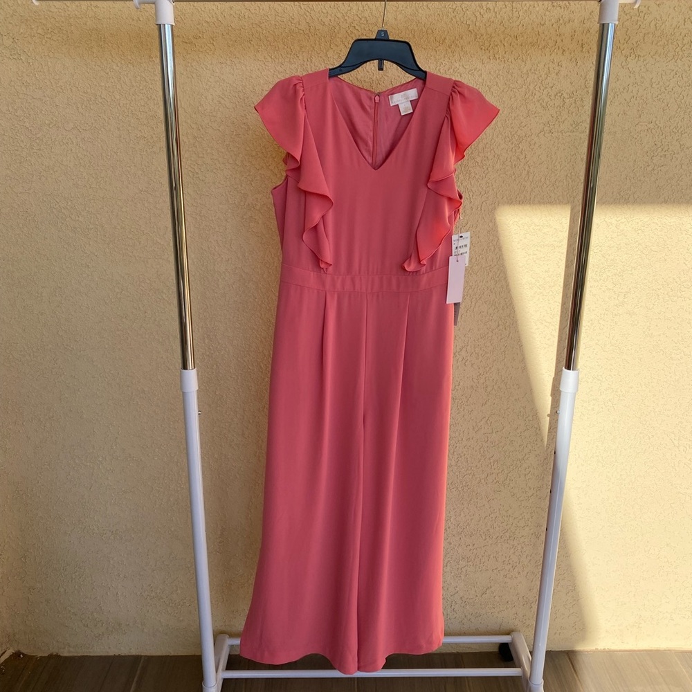 Elegant Rachel Parcell Coral Jumpsuit